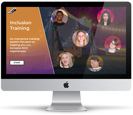 Mac with starting page of inclusion elearn